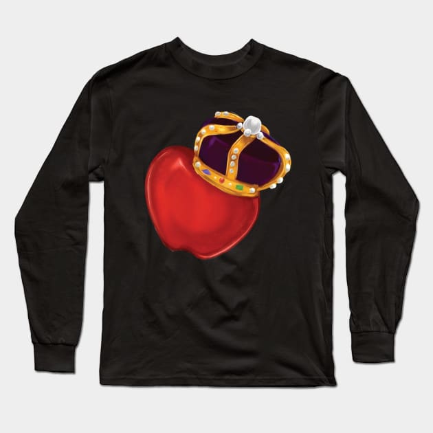 Apple Queen Long Sleeve T-Shirt by VanessaFoxxGDS